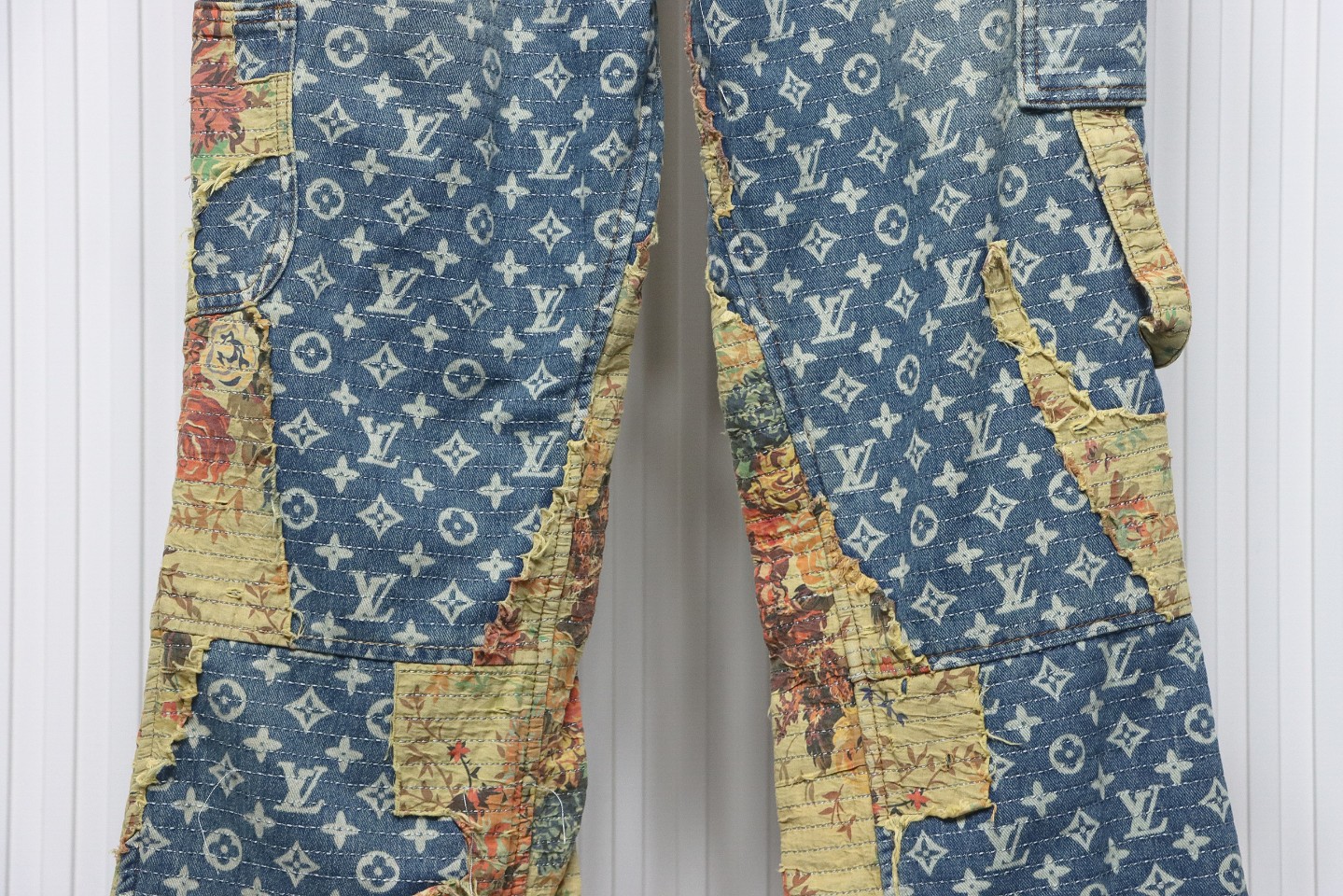 Louis Vuitton Vintage Rose Denim Pants