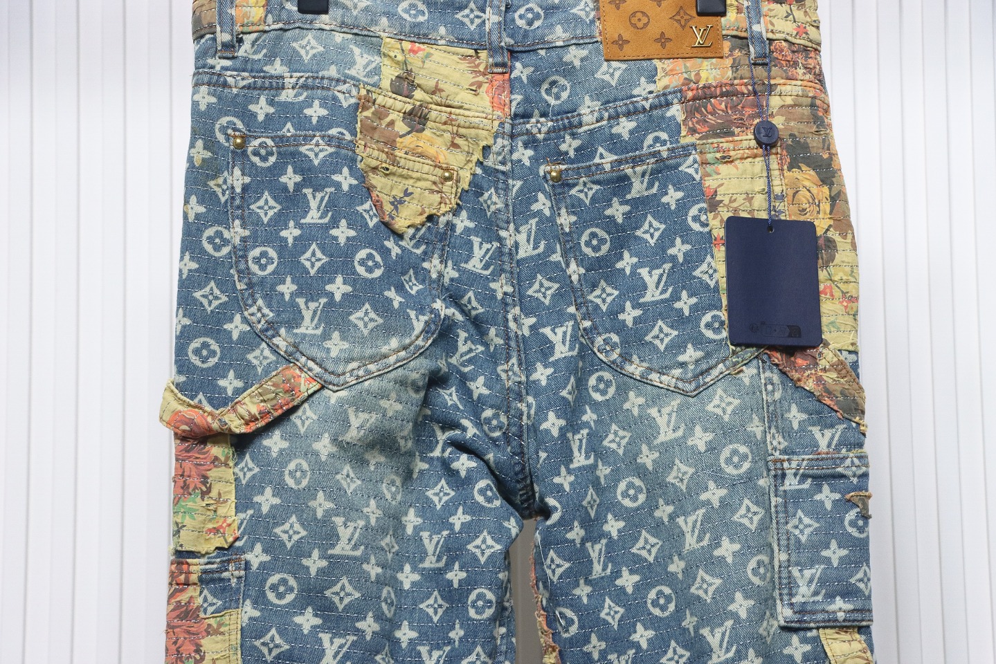 Louis Vuitton Vintage Rose Denim Pants