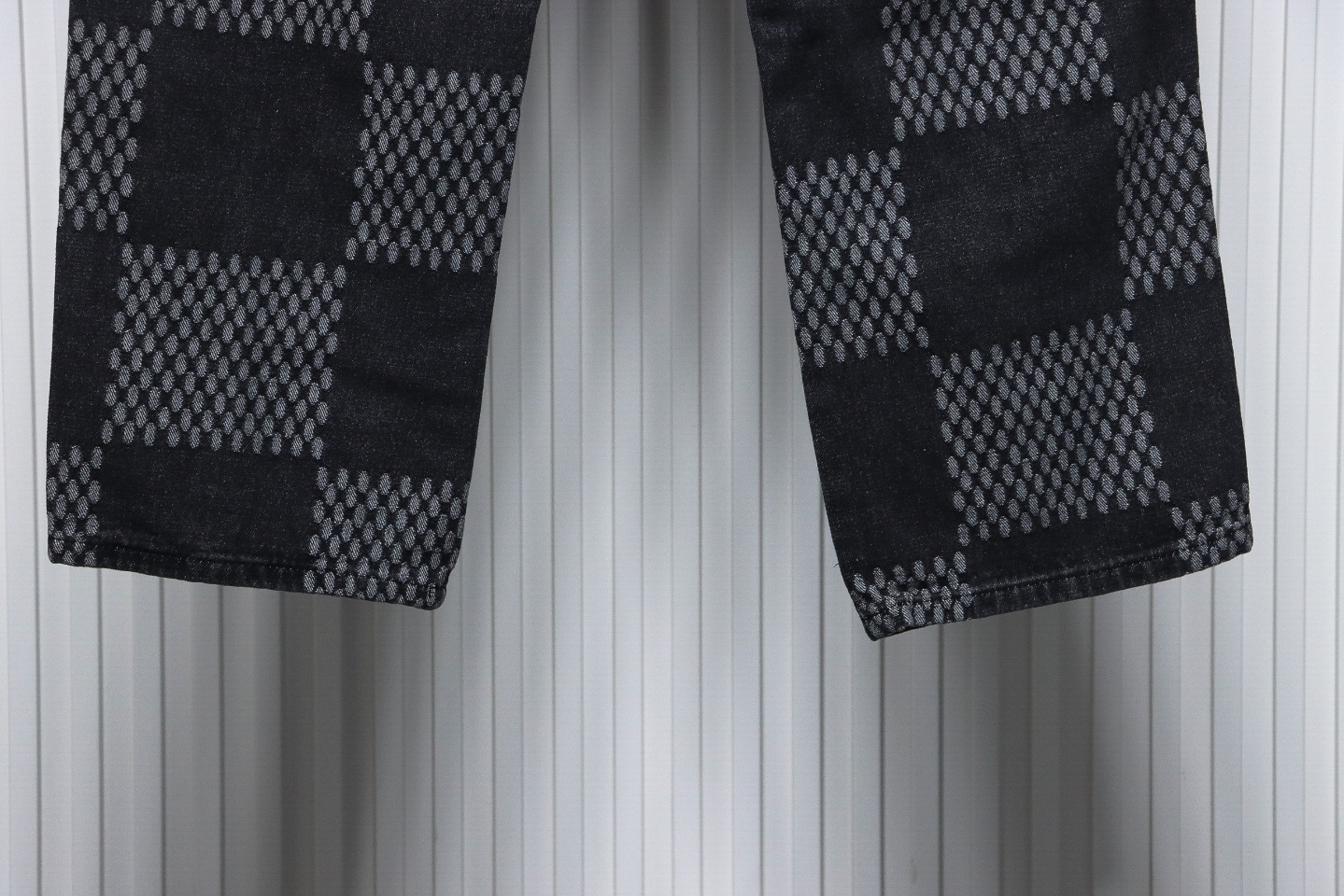 Louis Vuitton x NIGO Checkerboard Print Jeans Black