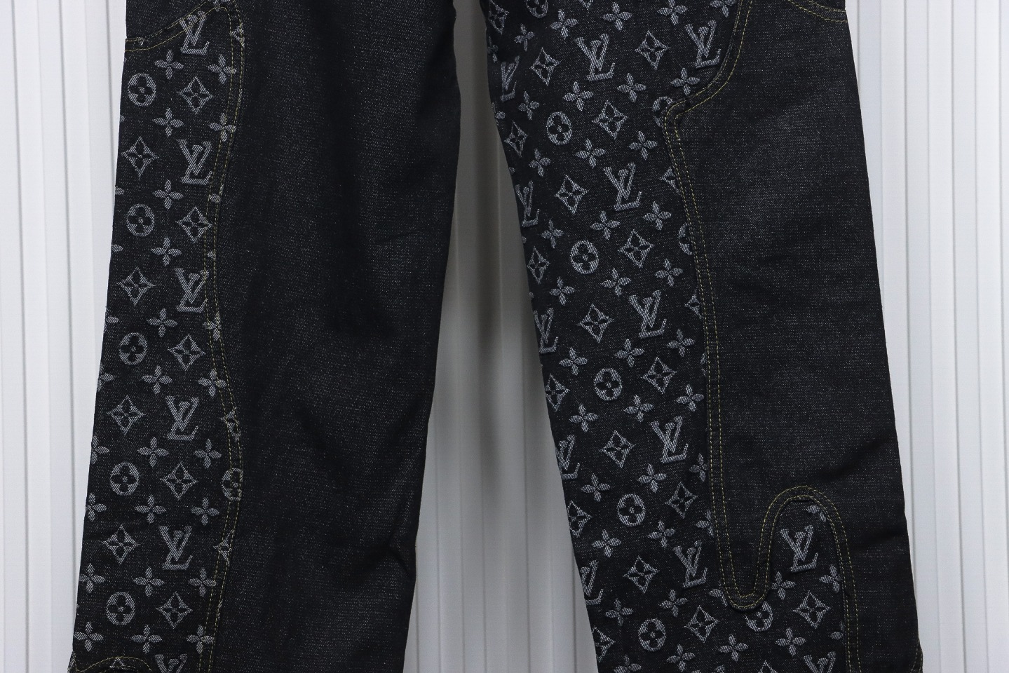 Louis Vuitton x NIGO Patchwork Contrast Denim Trousers