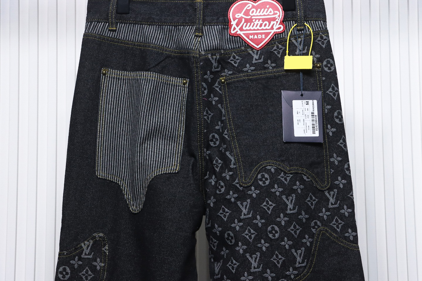 Louis Vuitton x NIGO Patchwork Contrast Denim Trousers