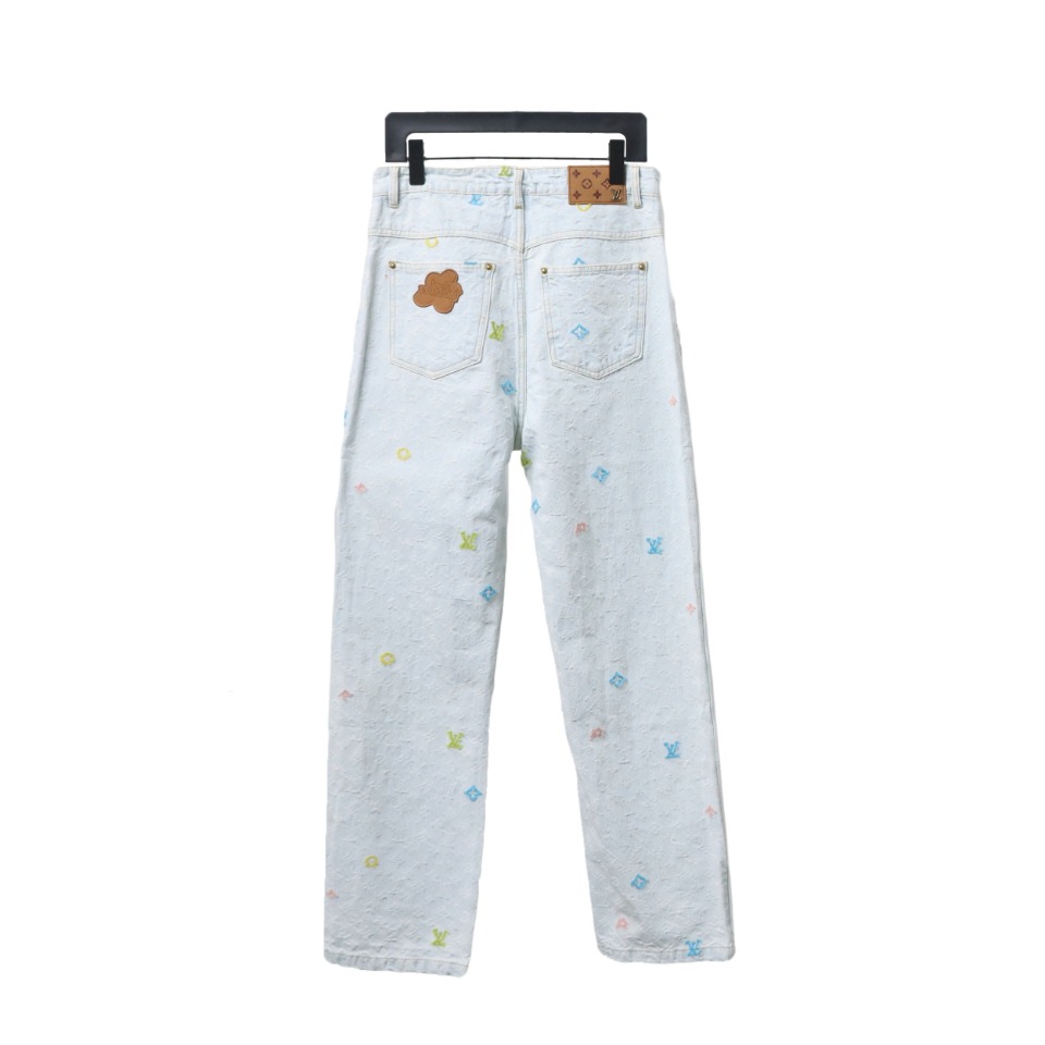 Louis Vuitton x Tyler Monogram Jacquard Embroidered Jeans