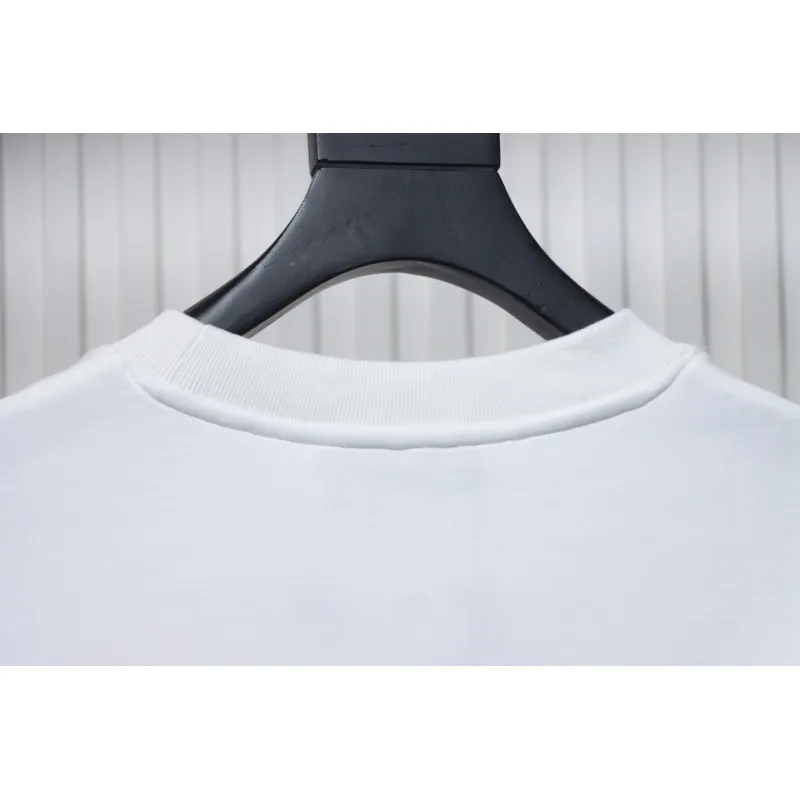 Fendi Funny Cartoon Letter Round Neck Hoodie White