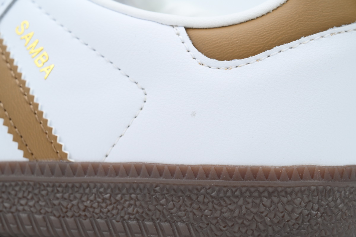 Adidas Originals Samba OG Cloud White Brown Desert JH8796 