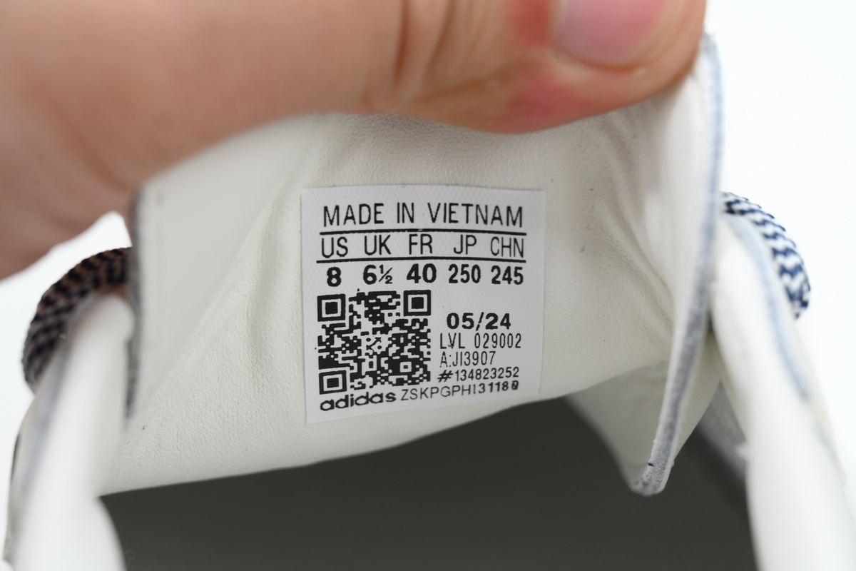 Adidas Samba OG Off White Dark Blue JI3907