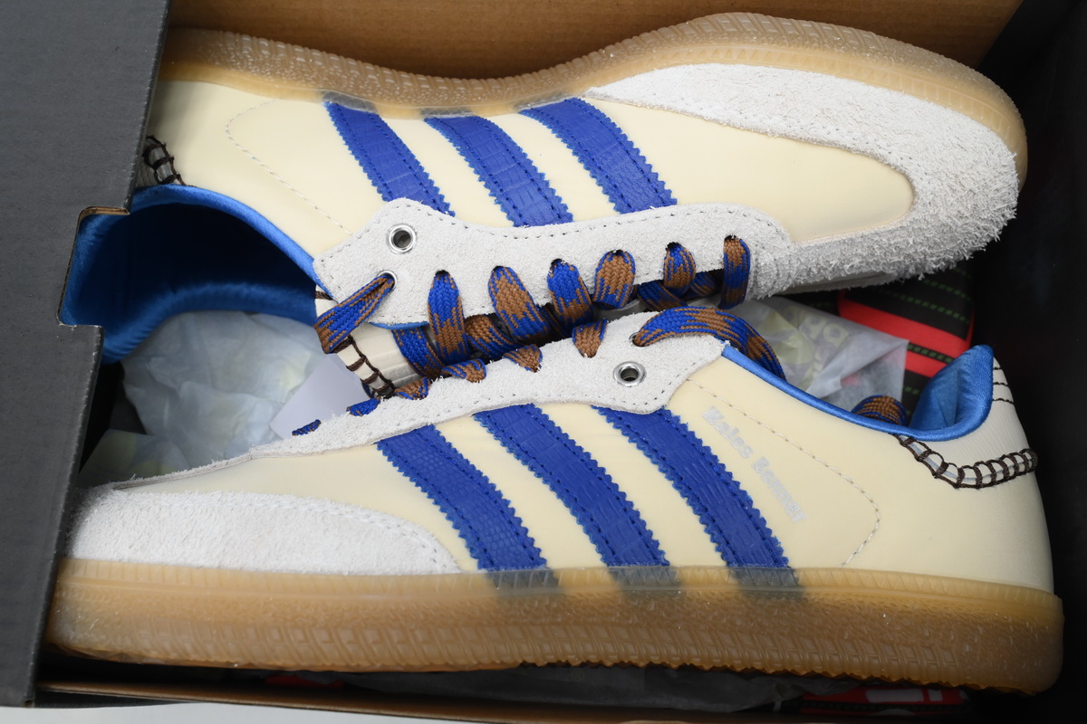 Adidas Wales Bonner x Samba Nylon Wonder Clay Royal Blue IH7756