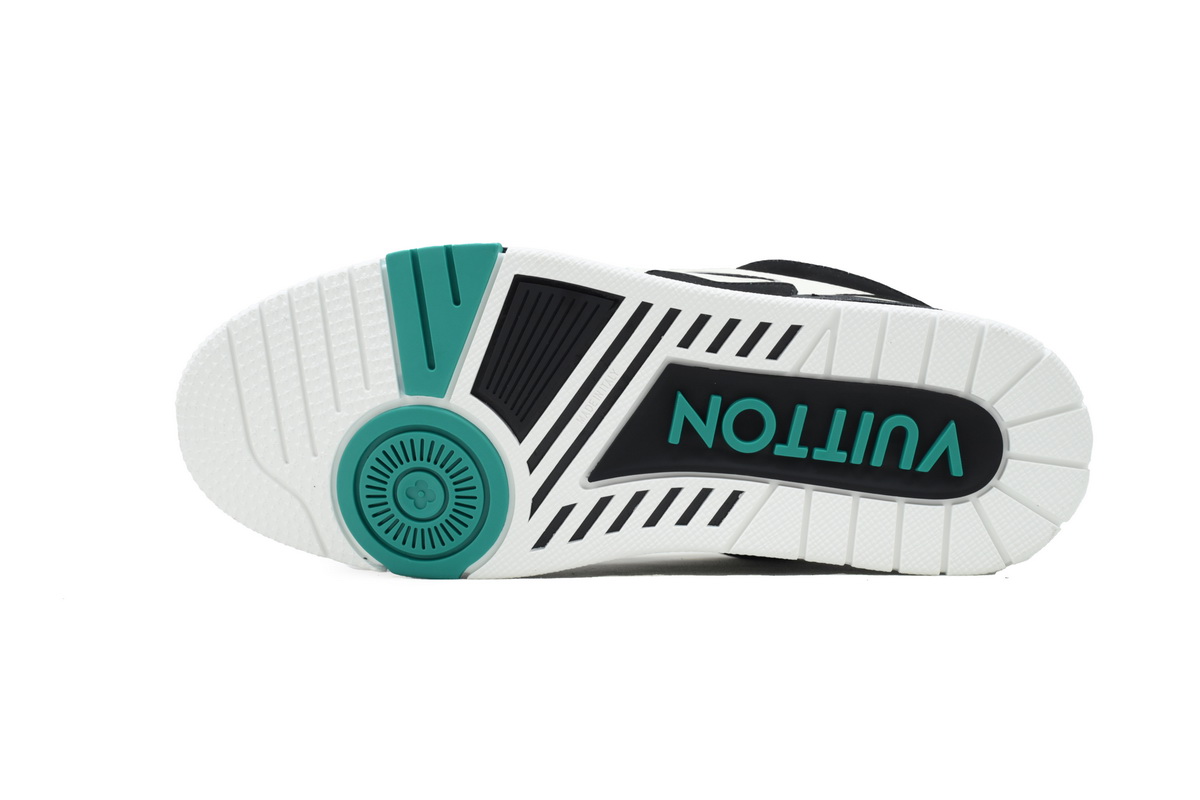 Louis Vuitton Trainer Black Green