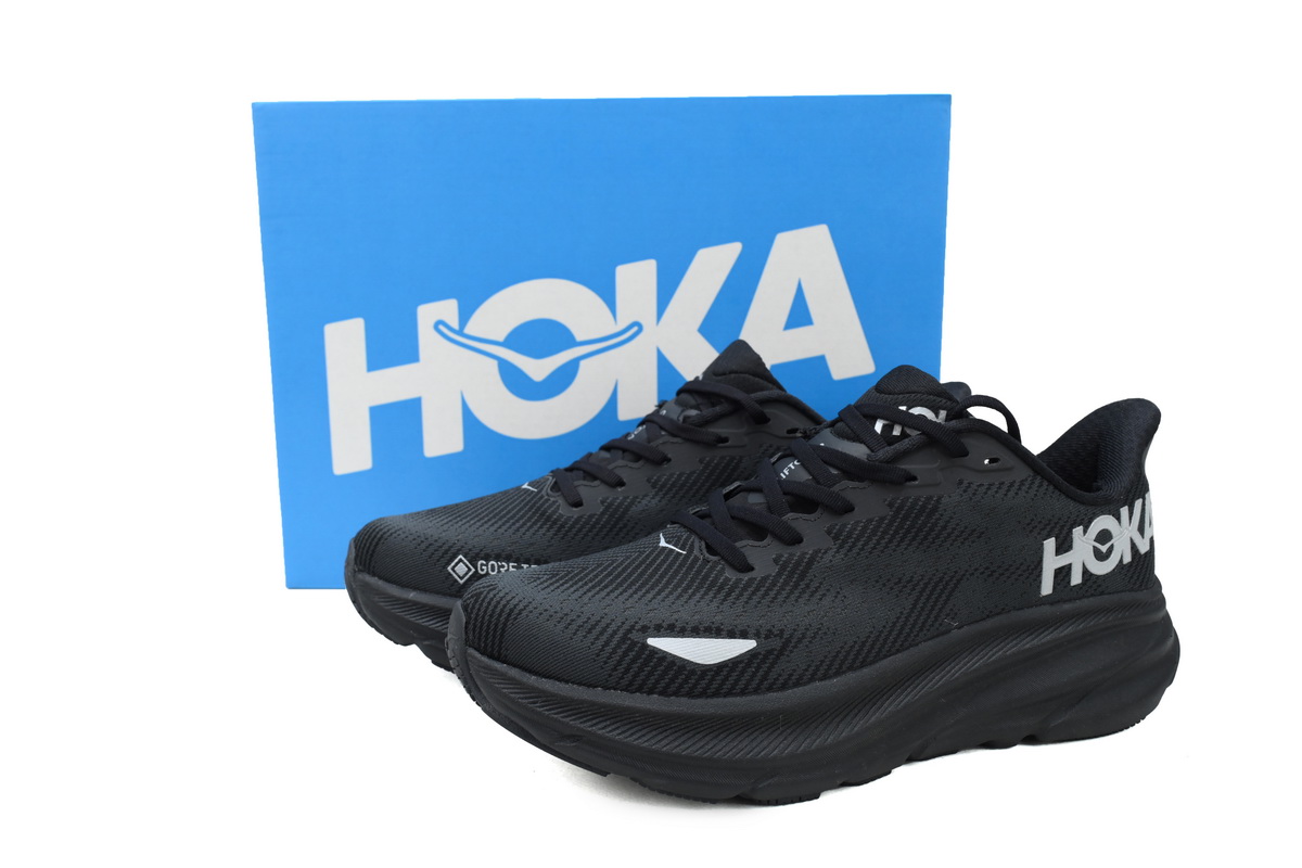 Hoka Clifton 9 GORE-TEX Triple Black 1141470-BBLC