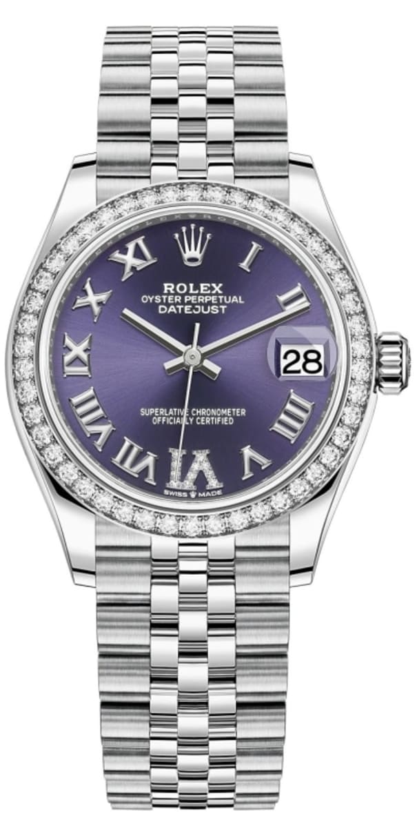 Rolex Datejust 31 Stainless Steel and White Gold M278384RBR-0030