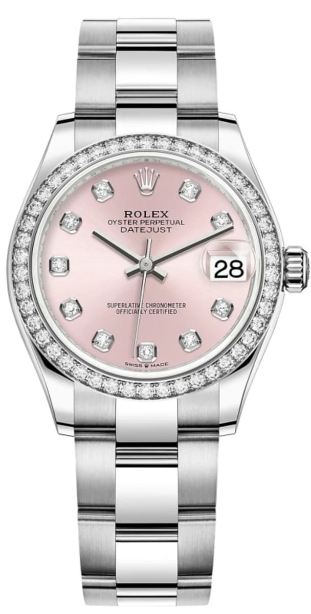 Rolex Datejust 31 Stainless Steel and White Gold M278384RBR-0035