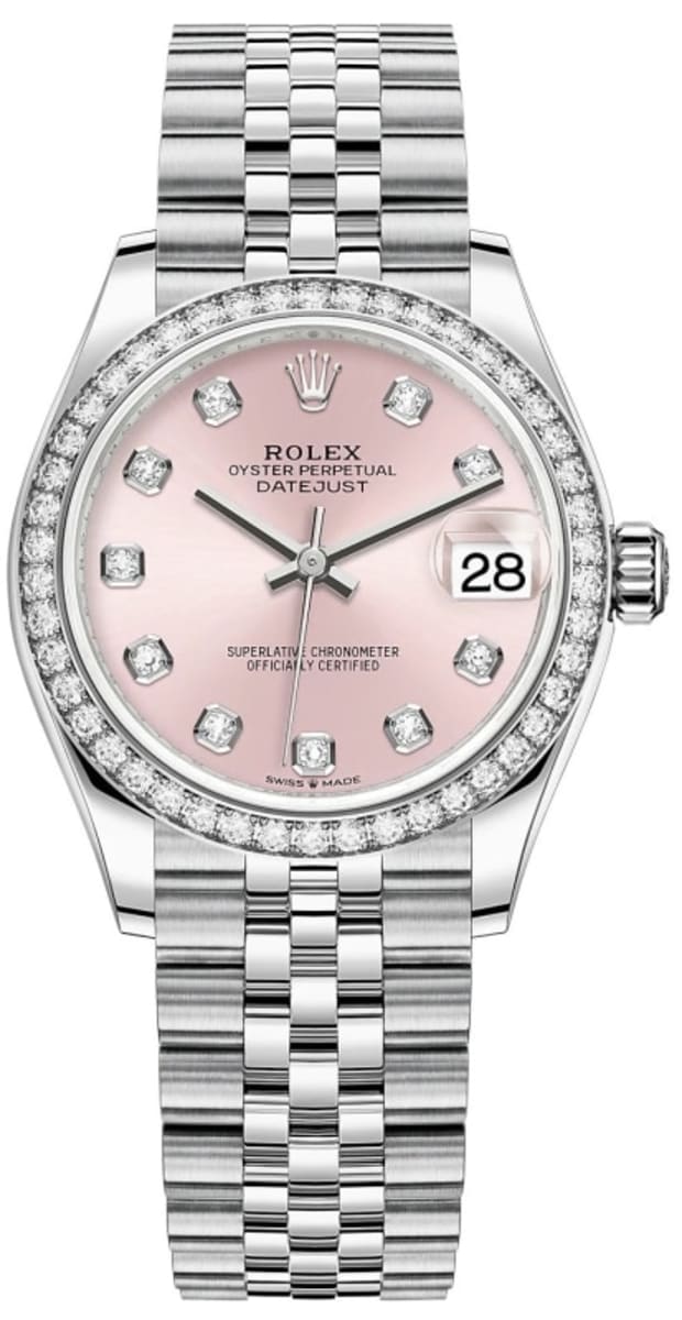 Rolex Datejust 31 Stainless Steel and White Gold M278384RBR-0036