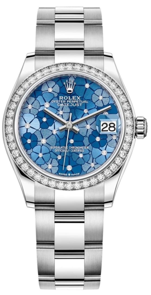 Rolex Datejust 31 Stainless Steel and White Gold M278384RBR-0039