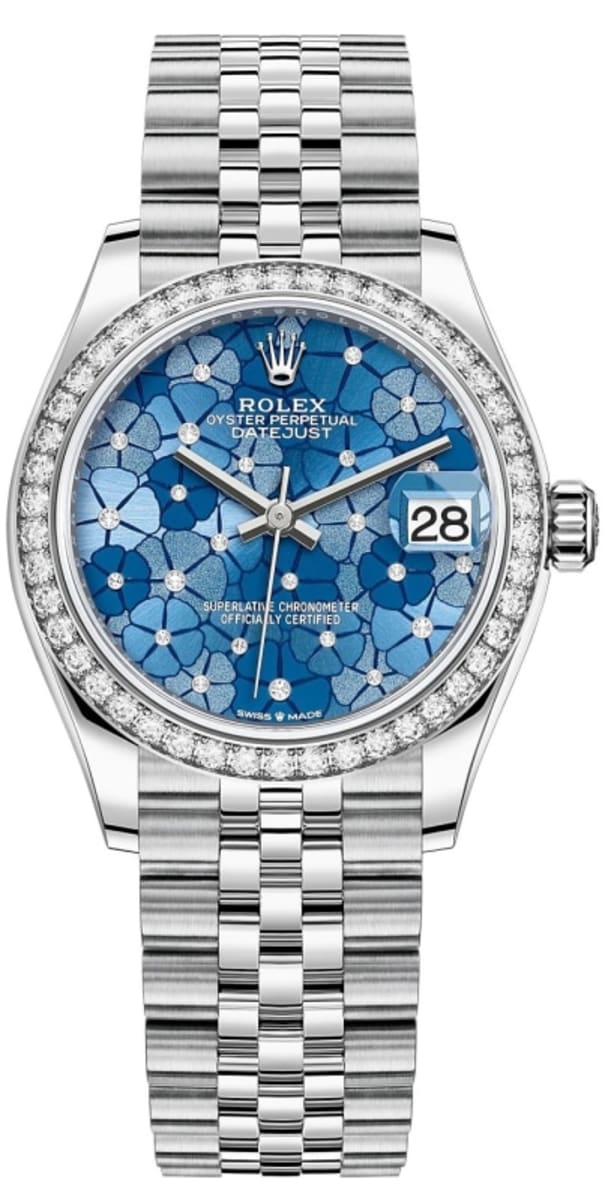 Rolex Datejust 31 Stainless Steel and White Gold M278384RBR-0040