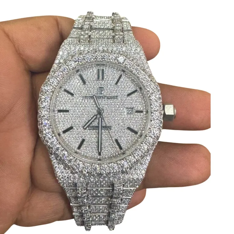 Audemars Piguet VVS Moissanite Watch 41mm