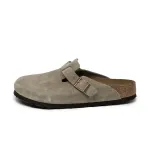 Birken Boston Soft Footbed Suede Leather Taupe
