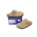 Birken Birkenstock Boston Soft Footbed Beige 0112574