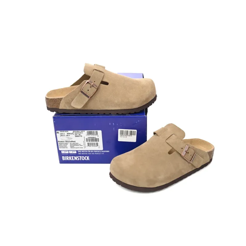 Birken Birkenstock Boston Soft Footbed Beige 0112574