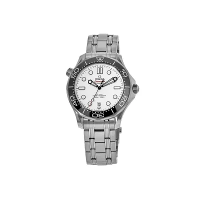 Omega Seamaster Diver 300M White Dial Polar Steel Men's Watch 210.30.42.20.04.001 01