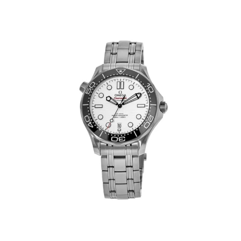 Omega Seamaster Diver 300M White Dial Polar Steel Men's Watch 210.30.42.20.04.001