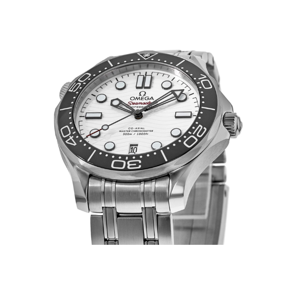 Omega Seamaster Diver 300M White Dial Polar Steel Men's Watch 210.30.42.20.04.001