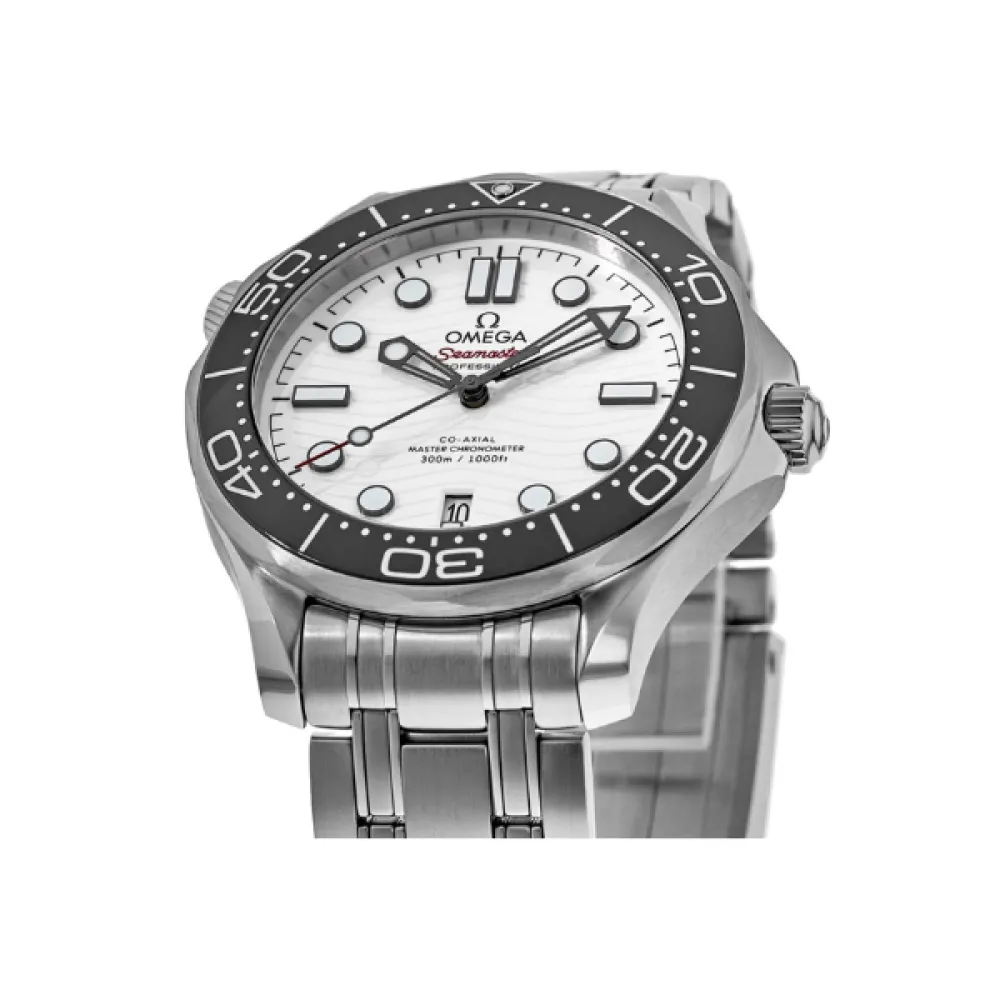 Omega Seamaster Diver 300M White Dial Polar Steel Men's Watch 210.30.42.20.04.001