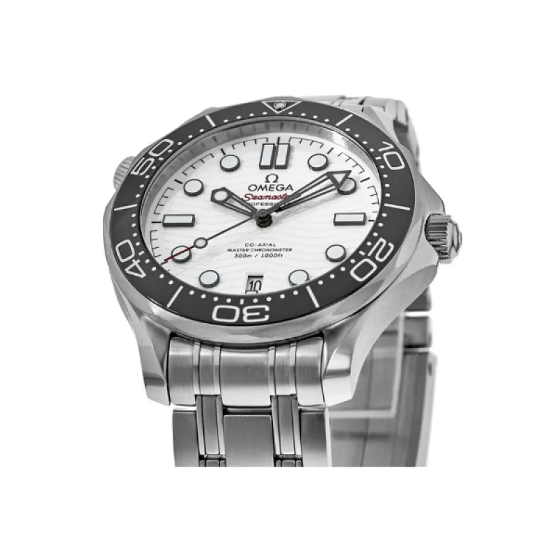 Omega Seamaster Diver 300M White Dial Polar Steel Men's Watch 210.30.42.20.04.001