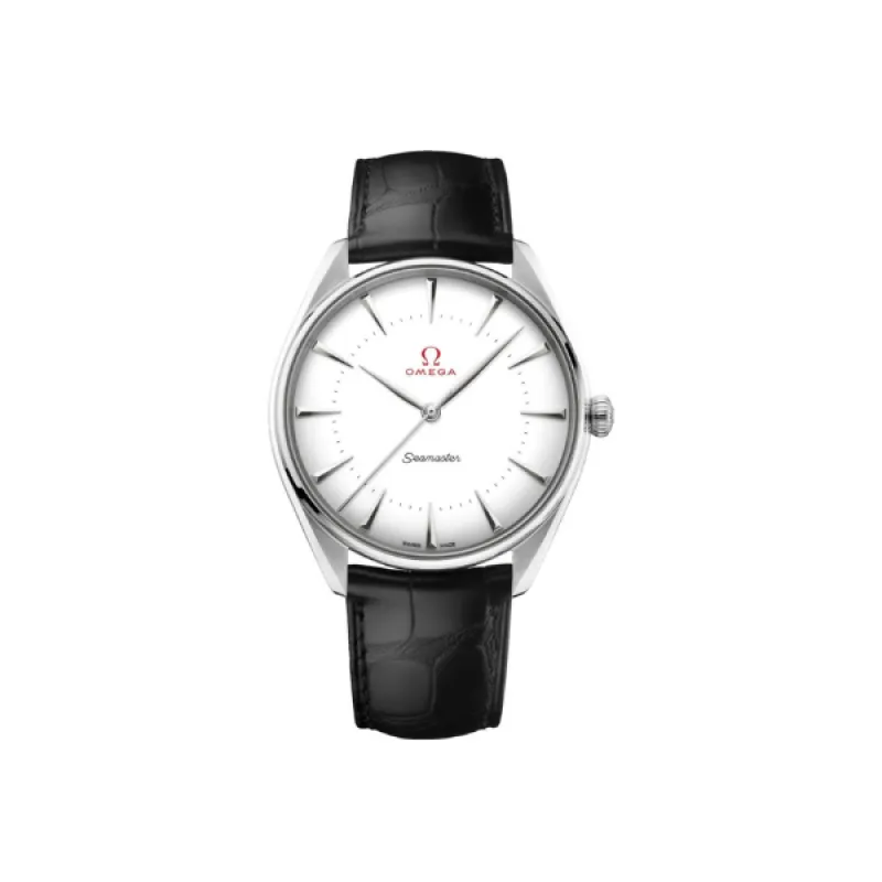 Omega Seamaster Olympic Timekeeper White Dial Strap Men's Watch 522.53.40.20.04.002