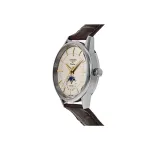 Longines Flagship Heritage Moonphase Automatic Silver Dial Leather Men's Watch L4.815.4.78.2