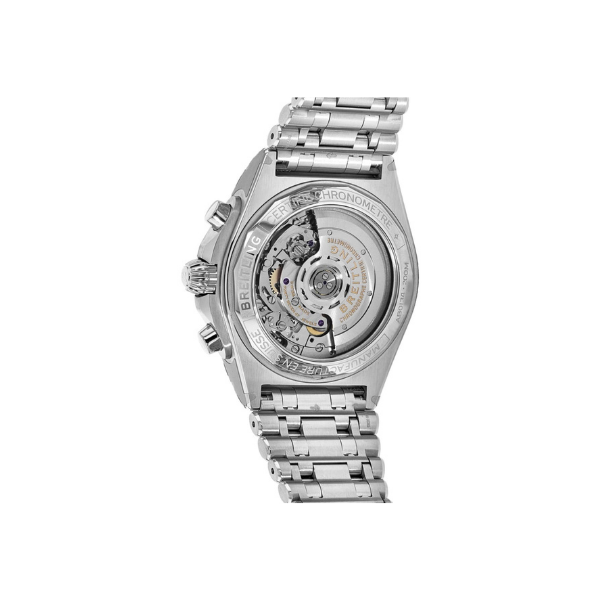 Breitling Chronomat B01 42 Chronograph Silver Dial Stainless Steel Men's Watch AB0134101G1A1