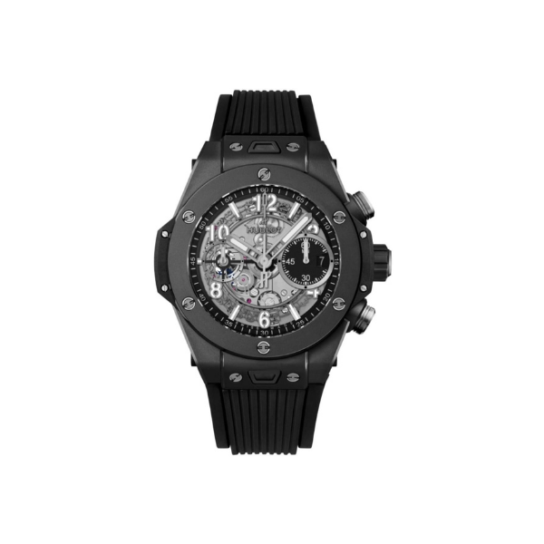 HUBLOT Big Bang Chronograph Skeleton Dial Rubber Strap Men's Watch 441.CI.1171.RX
