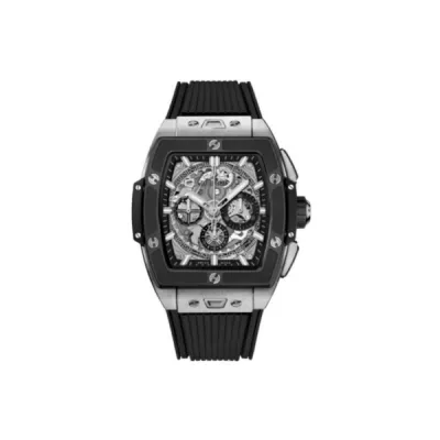 HUBLOT Big Bang Chronograph Skeleton Dial Rubber Strap Men's Watch 642.NM.0170.RX 01