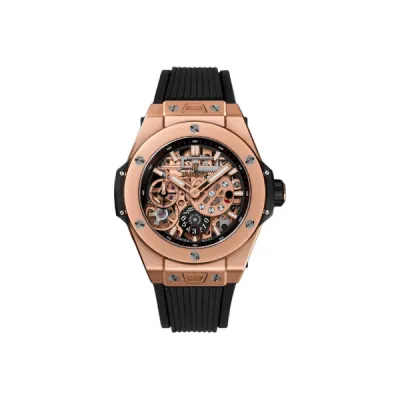 HUBLOT Big Bang Meca-10 Skeleton Dial Rubber Strap Men's Watch 414.OI.1123.RX 01