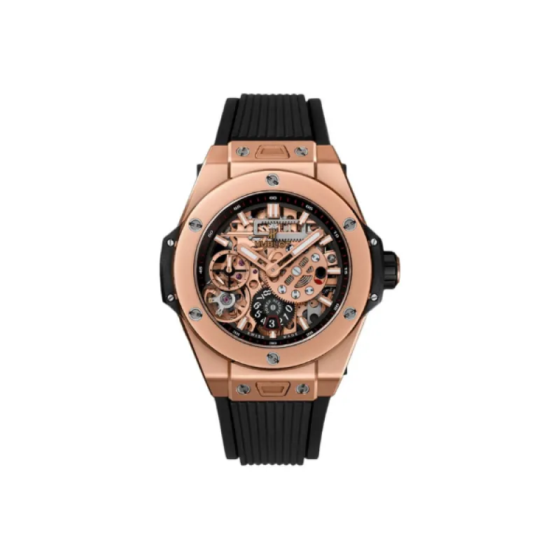 HUBLOT Big Bang Meca-10 Skeleton Dial Rubber Strap Men's Watch 414.OI.1123.RX