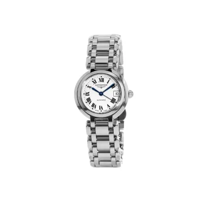 Longines Primaluna Automatic 26.5mm White Dial Steel Women's Watch L8.111.4.71.6 01