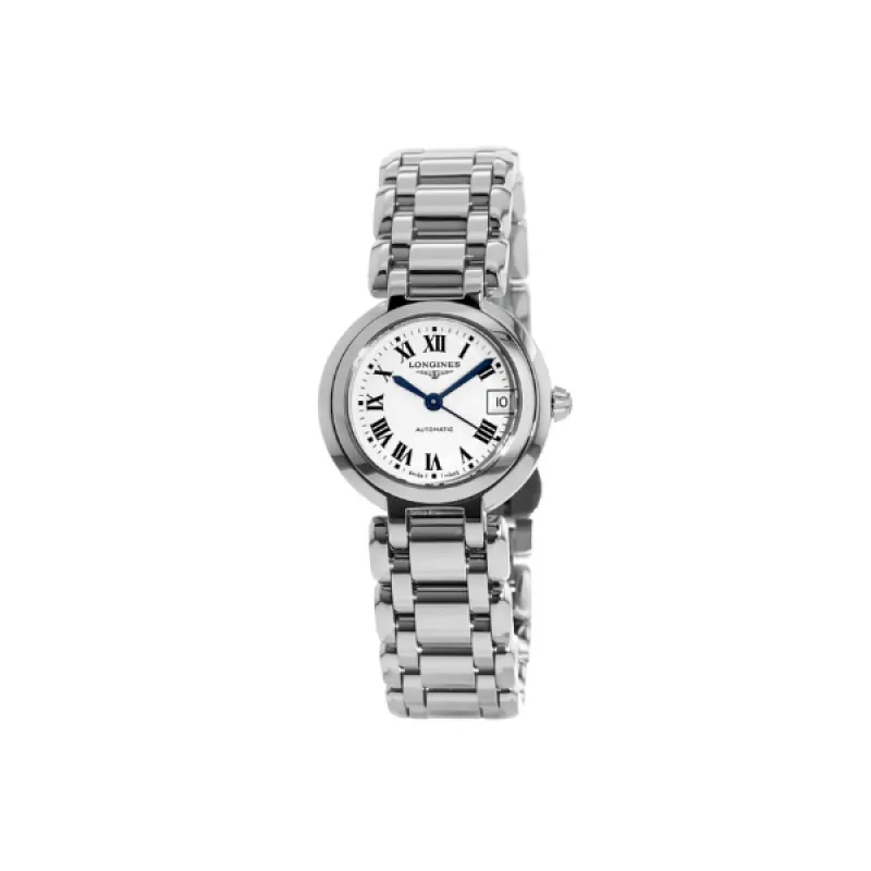 Longines Primaluna Automatic 26.5mm White Dial Steel Women's Watch L8.111.4.71.6