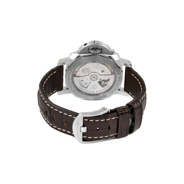 Panerai Luminor 1950 GMT 42mm Steel Mens Watch PAM01535