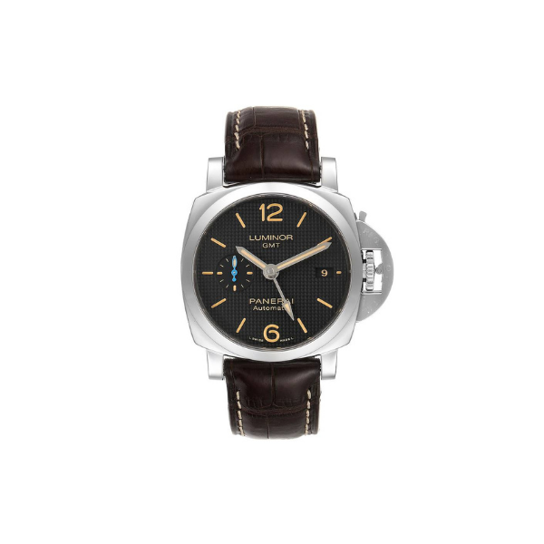 Panerai Luminor 1950 GMT 42mm Steel Mens Watch PAM01535