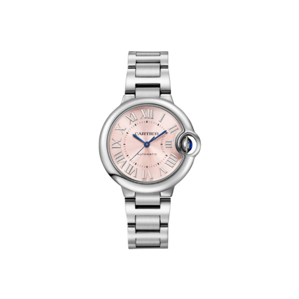 Cartier Ballon Bleu de Cartier Pink Dial Steel Women's Watch WSBB0068