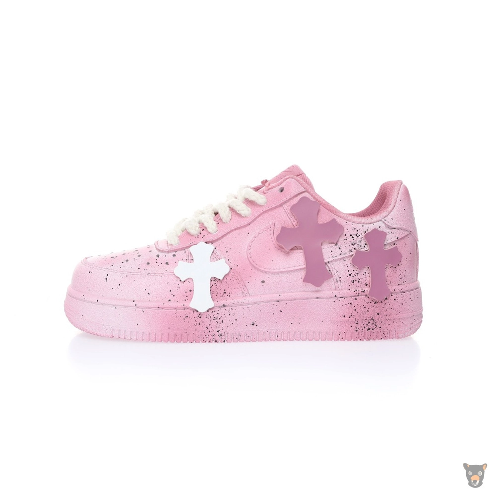 Air Force 1 x Chrome Hearts Pink
