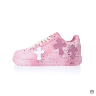 Air Force 1 x Chrome Hearts Pink 01