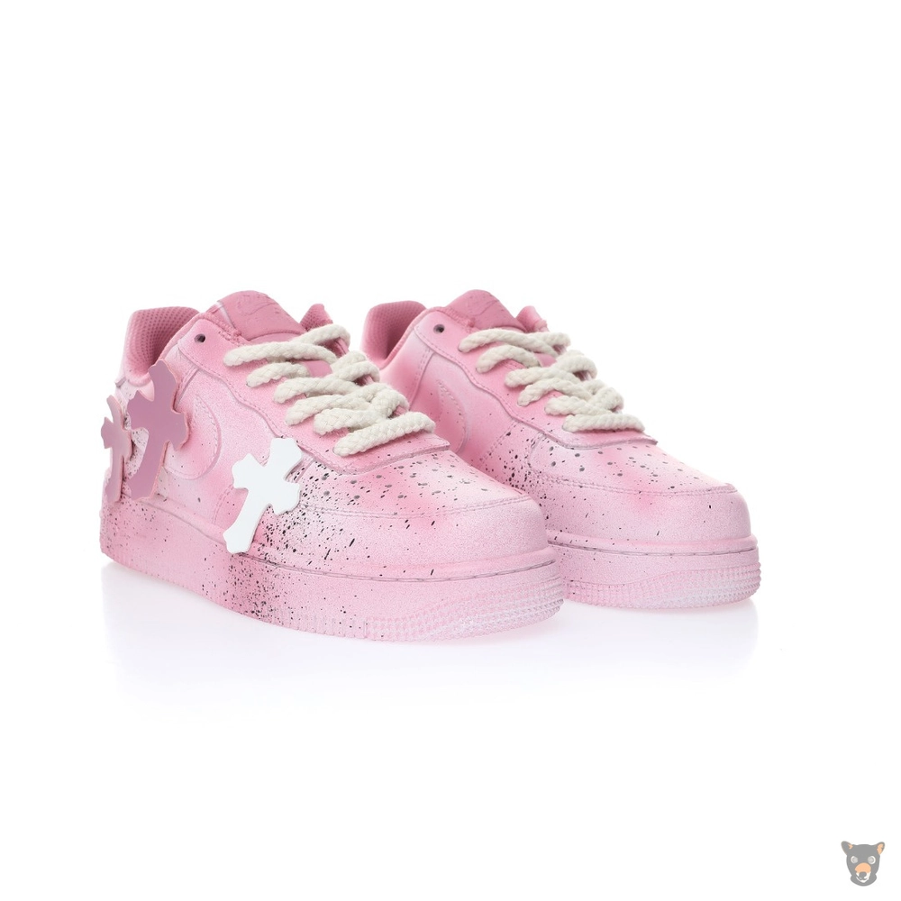 Air Force 1 x Chrome Hearts Pink