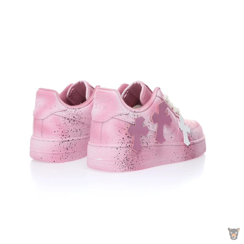 Air Force 1 x Chrome Hearts Pink