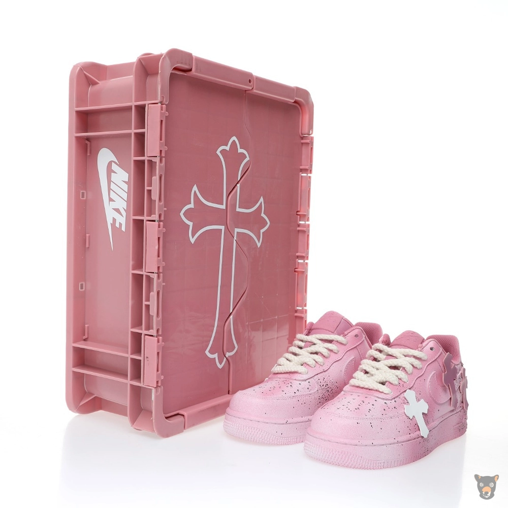 Air Force 1 x Chrome Hearts Pink