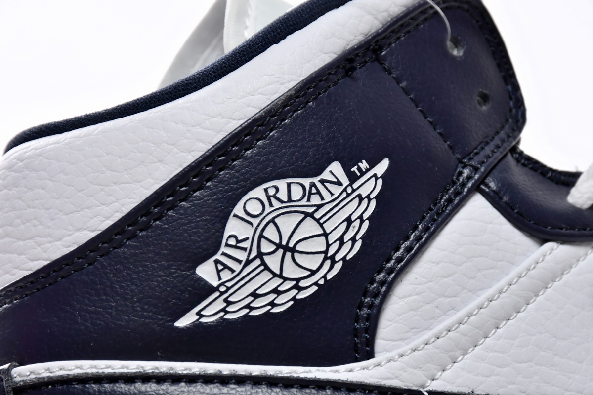 Air Jordan 1 Mid Obsidian 554724-174
