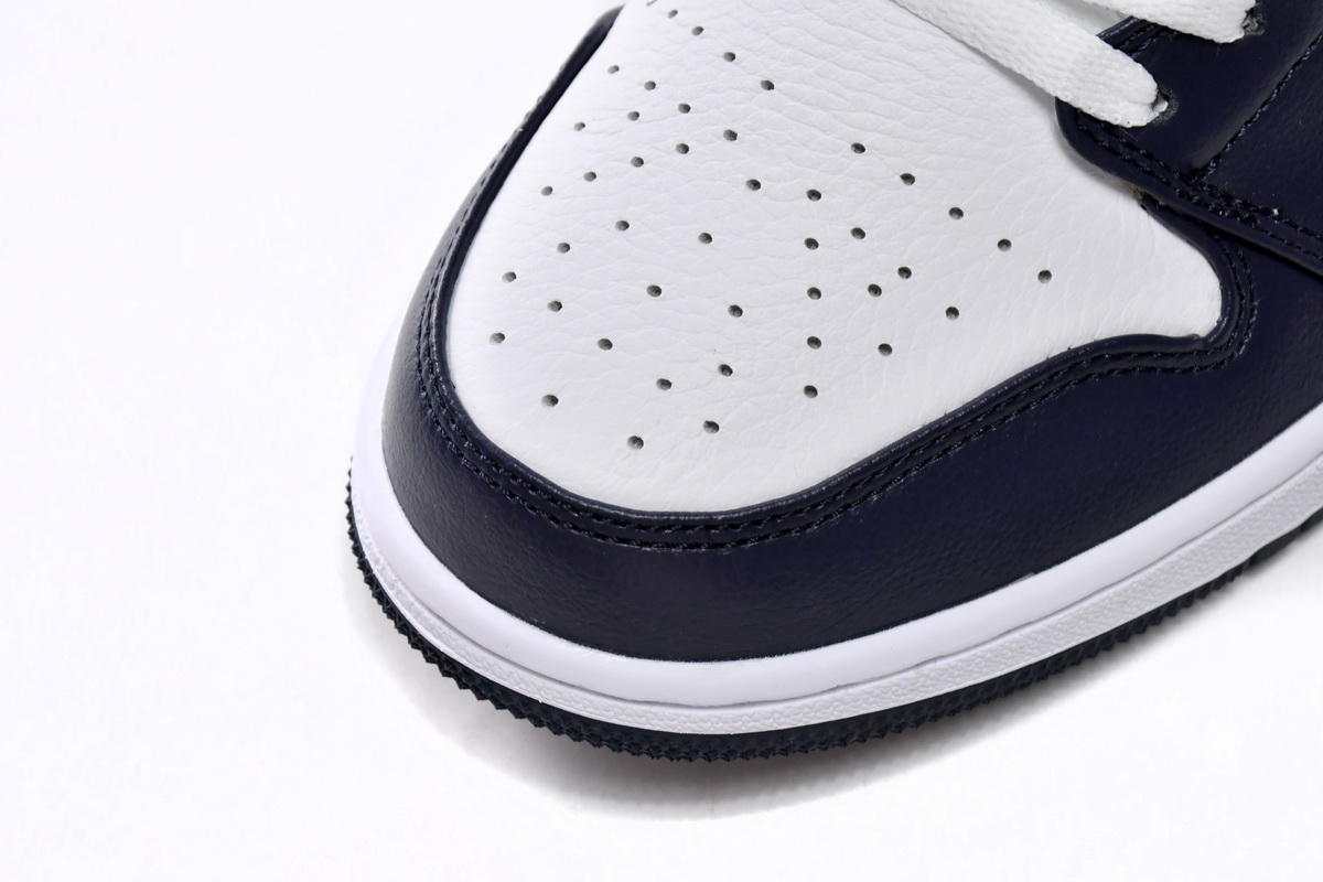 Air Jordan 1 Mid Obsidian 554724-174