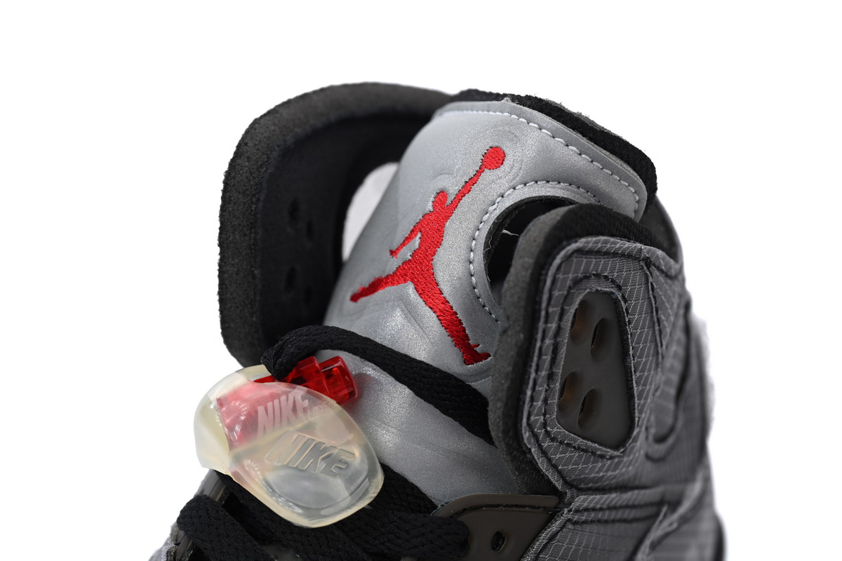 Air Jordan 5 Retro Off-White Black CT8480-001