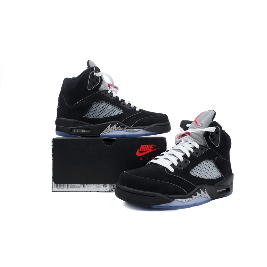 【Flash Sale】Air Jordan 5 Black Metallic Reimagined HF3975-001