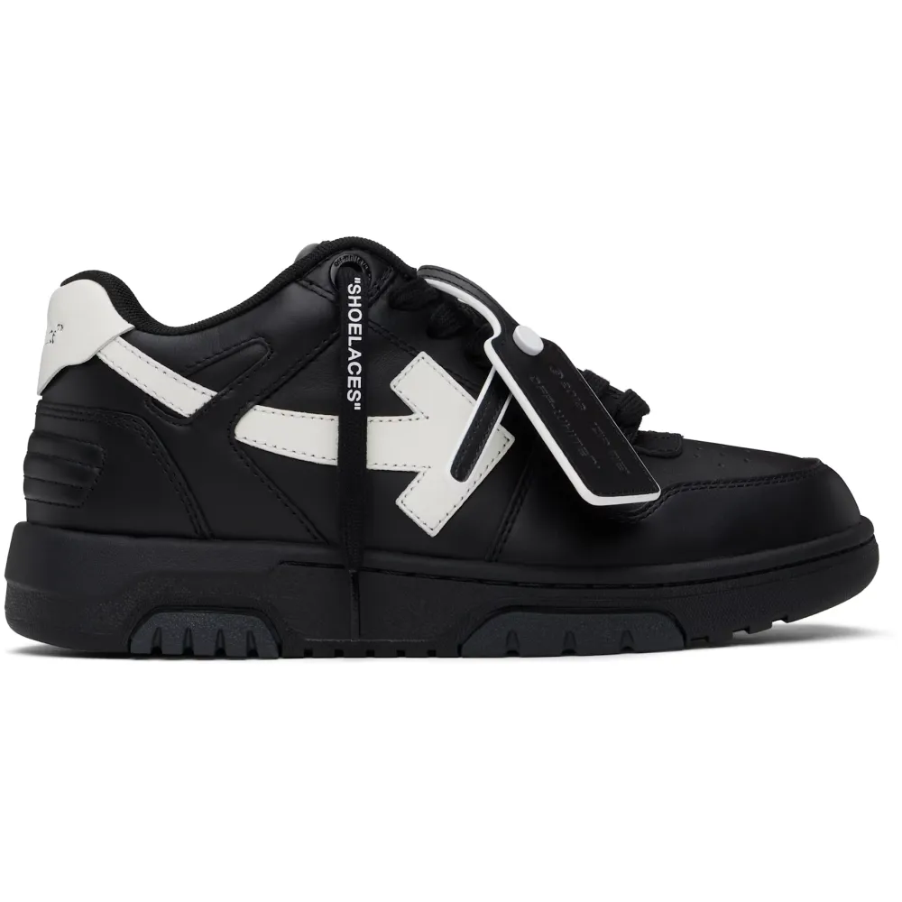 OFF-WHITE Black And White Out Of Office Sneakers
