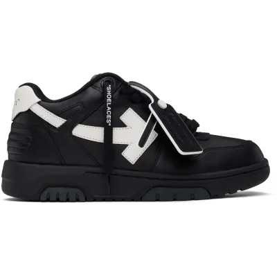 OFF-WHITE Black And White Out Of Office Sneakers 02