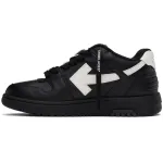 OFF-WHITE Black And White Out Of Office Sneakers